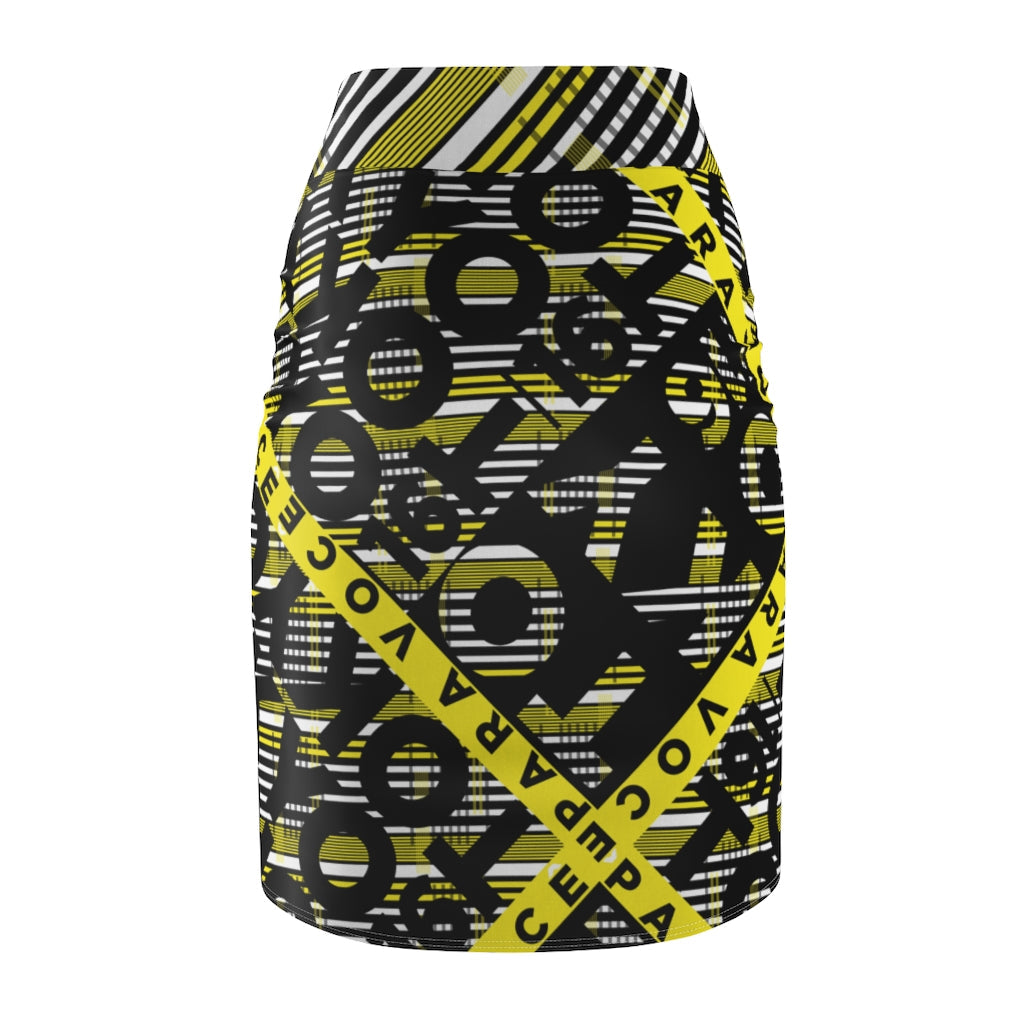 2882Sport™ Tokyo_16 Dark Academia Plaid Pencil Skirt