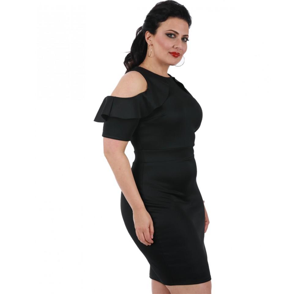 Curvy Plus Size Short Fashion Dress 3532017C