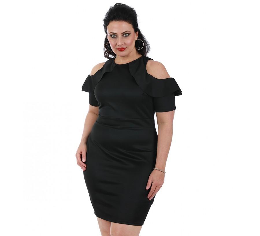 Curvy Plus Size Short Fashion Dress 3532017C
