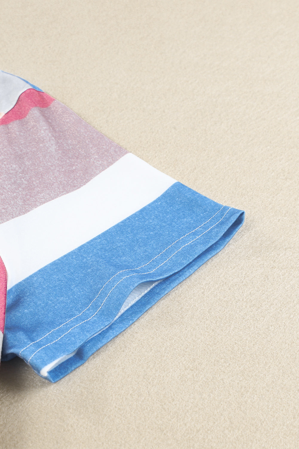 Multicolor Striped Pocket T Shirt Dress