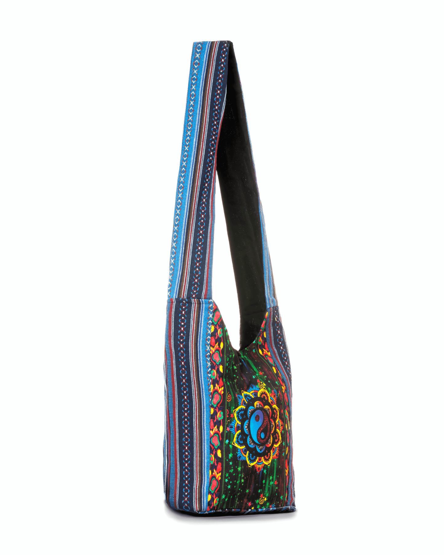Kathmandu Collection Yin Yang Print Hobo Bag