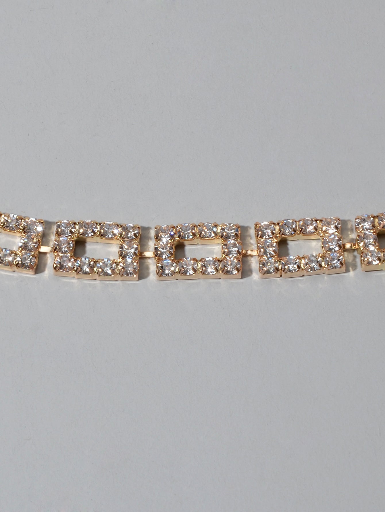 Textured Full Simulated Cubic Zirconia Silver Chain Collection Tennis