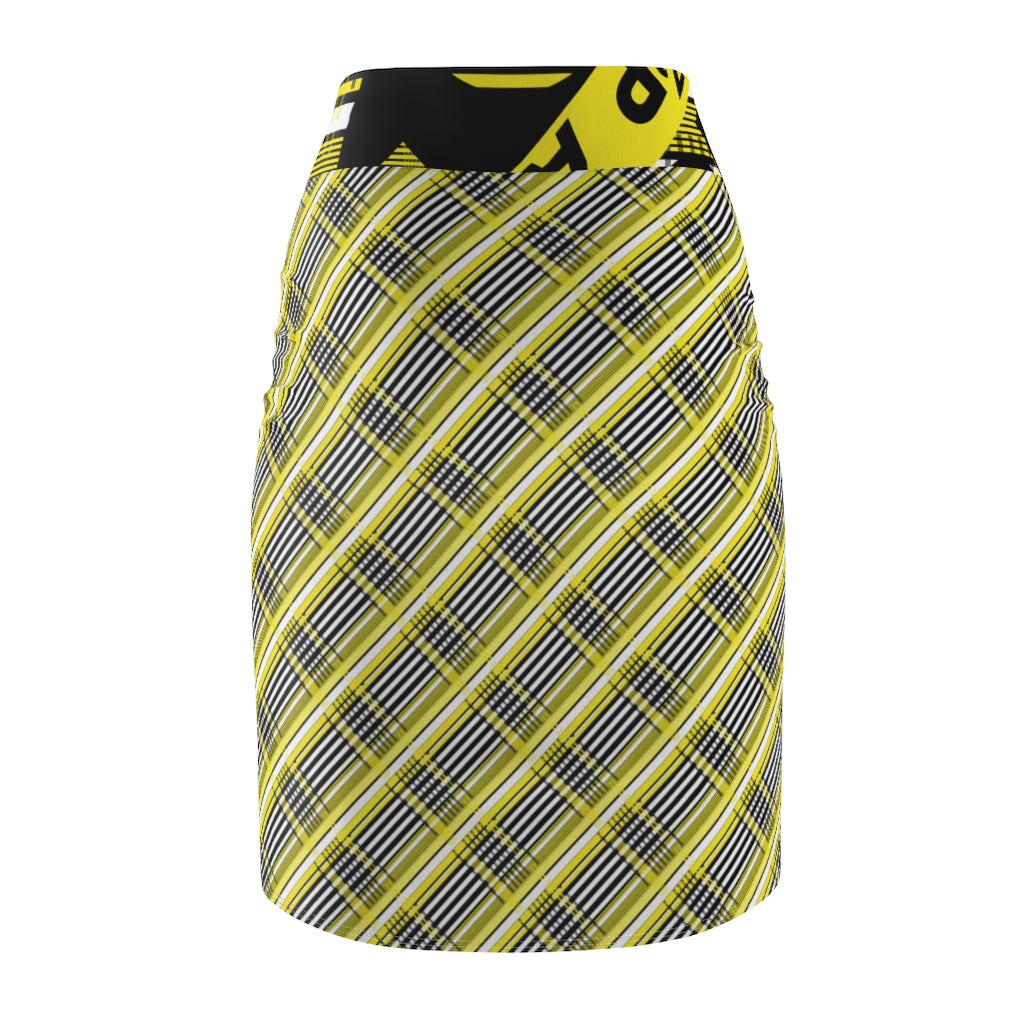 2882Sport™ Dark Academia Classic Plaid Pencil Skirt