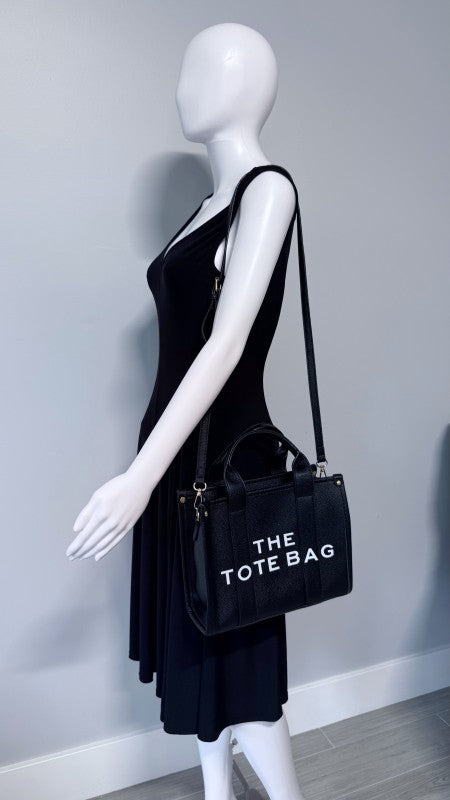 Design Tote Bag Medium Size Black