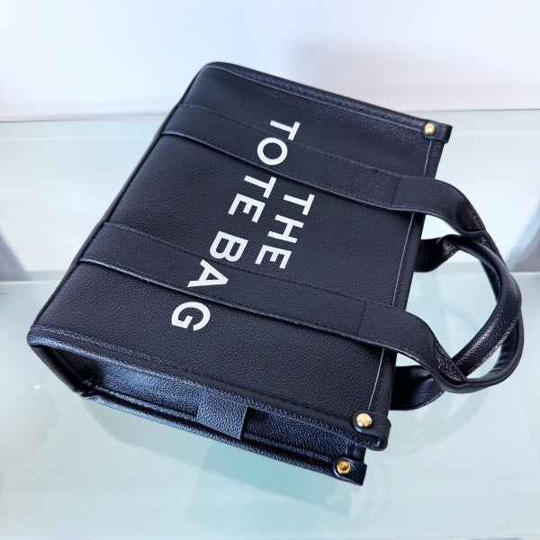 Design Tote Bag Medium Size Black