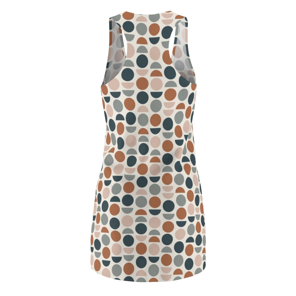 2882Sport™ Halves & Wholes Retro Dot Racerback Dress