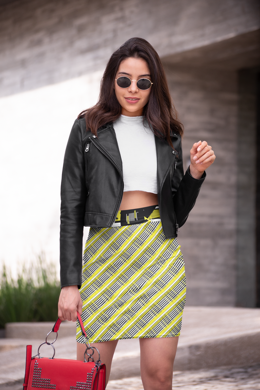 2882Sport™ Dark Academia Classic Plaid Pencil Skirt