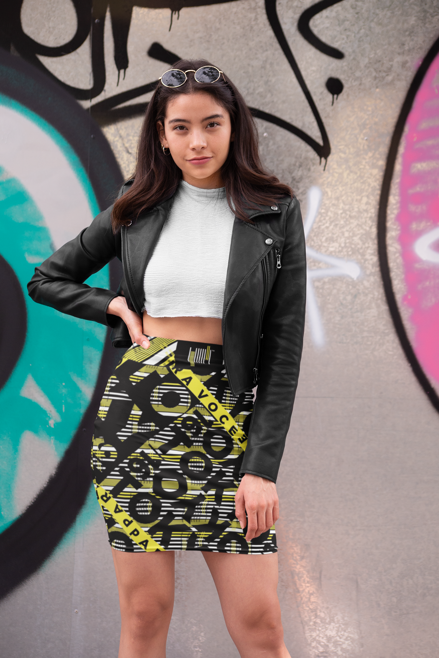 2882Sport™ Tokyo_16 Dark Academia Plaid Pencil Skirt