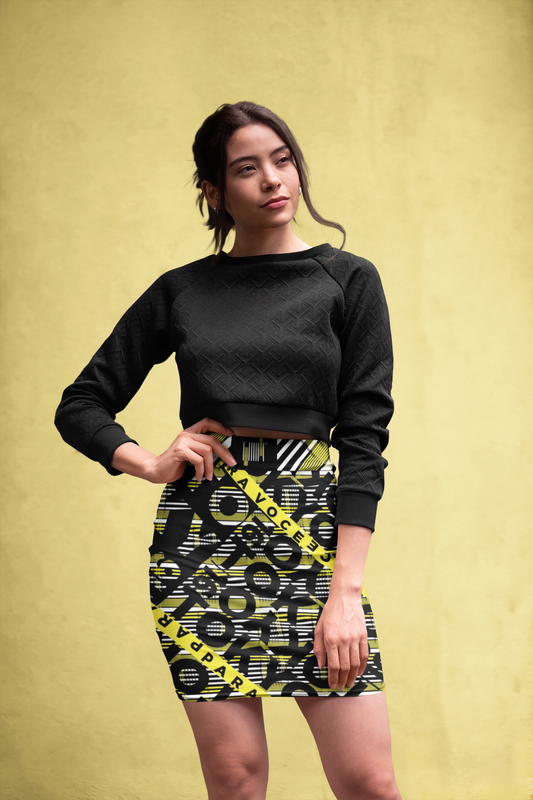 2882Sport™ Tokyo_16 Dark Academia Plaid Pencil Skirt