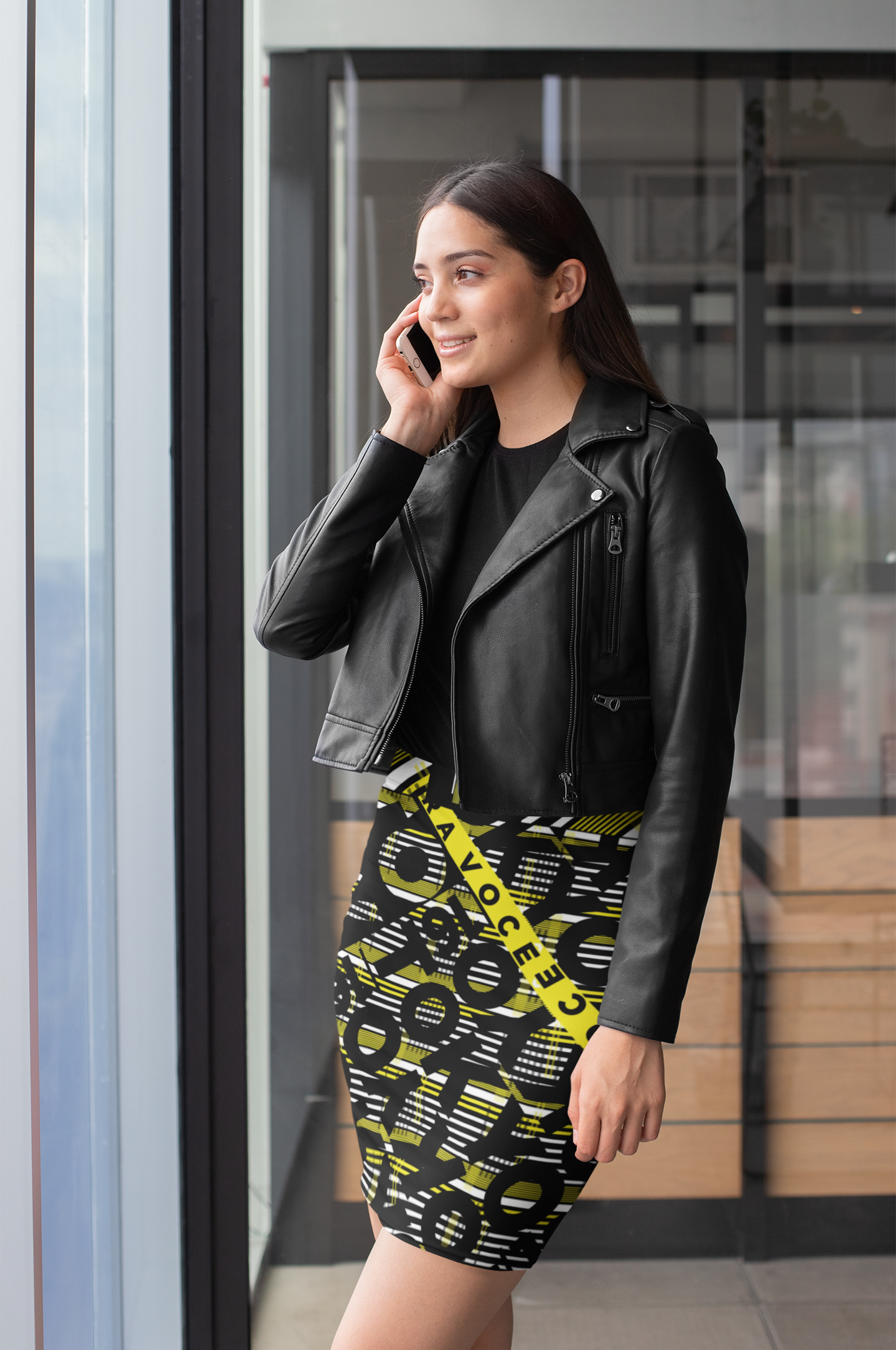 2882Sport™ Tokyo_16 Dark Academia Plaid Pencil Skirt